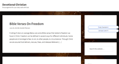 Desktop Screenshot of devotionalchristian.com